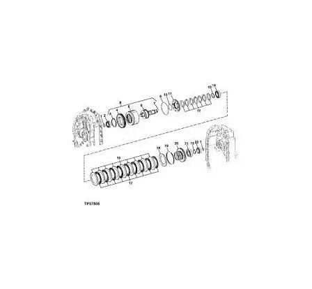 John Deere Tapered Roller Bearing At179472 Aftermarket. 1